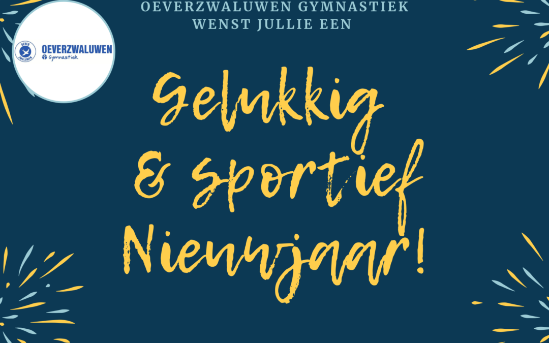 Wij wensen jullie een gelukkig & sportief nieuwjaar!